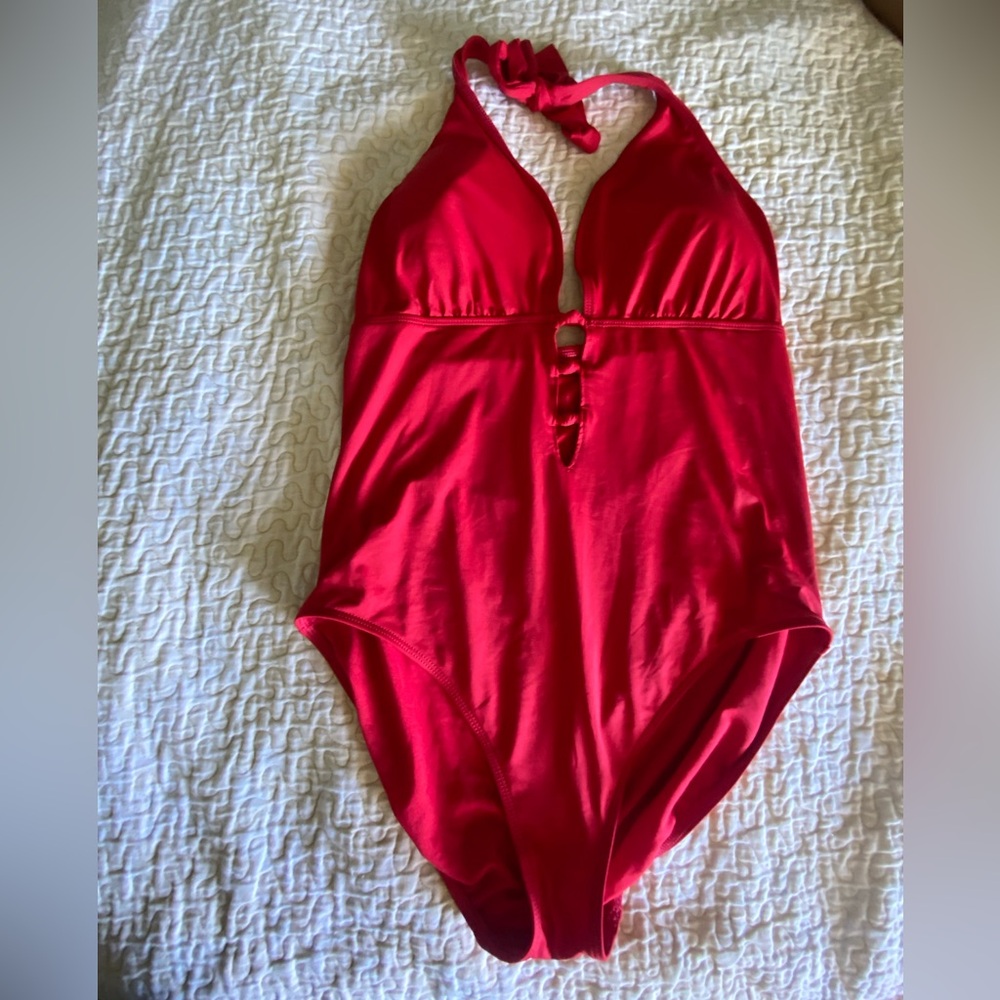 Ralph Lauren Red halter Swimsuit